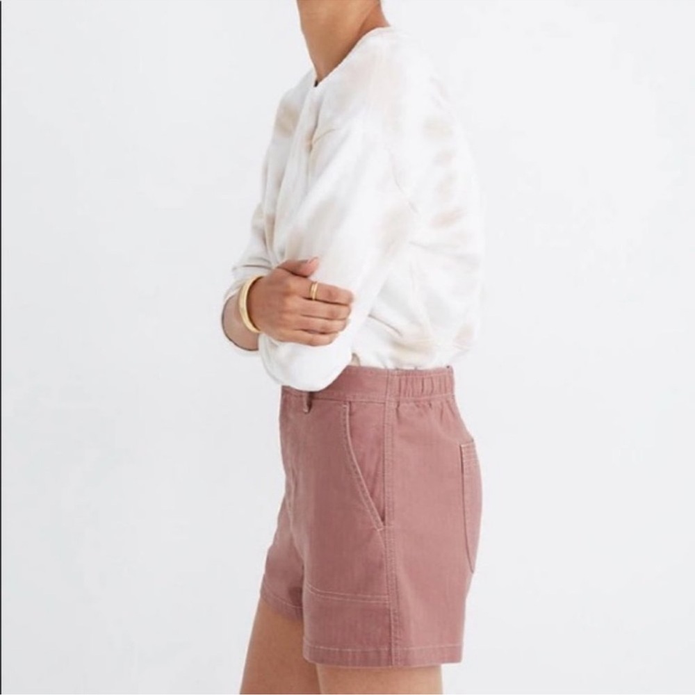 Madewell Faded Mauve / Pink Camp Shorts, Small